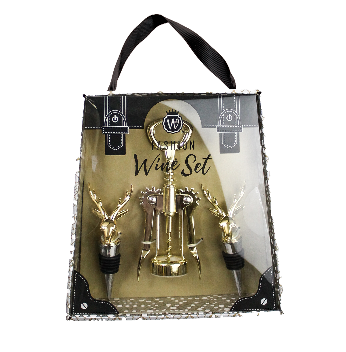 Gold Deer Wine Fashion Set