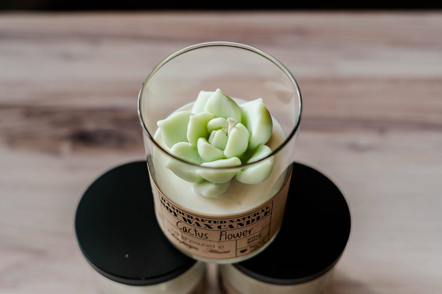 Cactus Flower 8oz Scented Soy Wax Candle