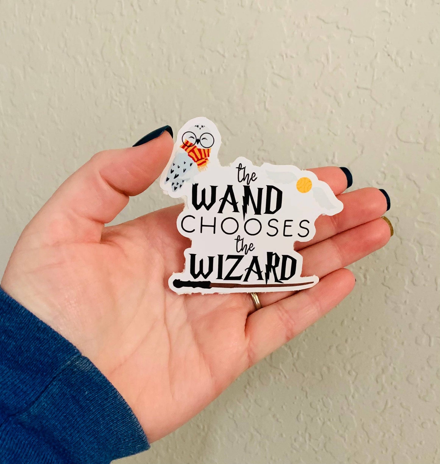 Oily Graphic Creations - Wand Chooses- Harry Potter Sticker/Magnet