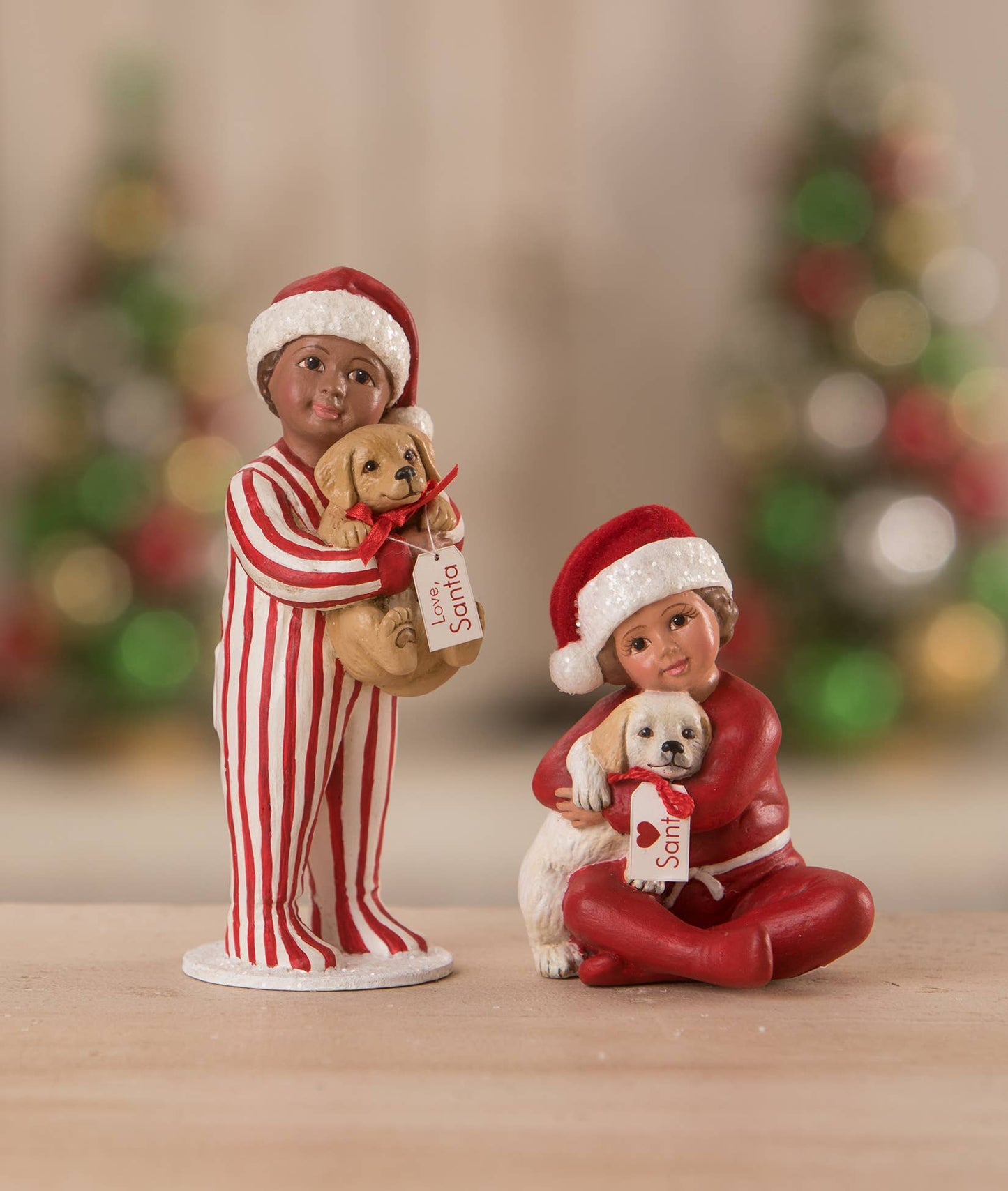 Bethany Lowe Designs - Marie's Christmas Puppy Surprise