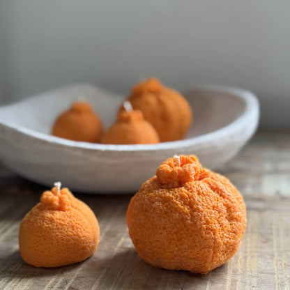 Tangerine Candle, Orange Candle-sold separately