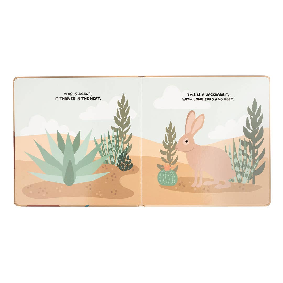 Libro de cartón para bebés del oeste de Desert Friends