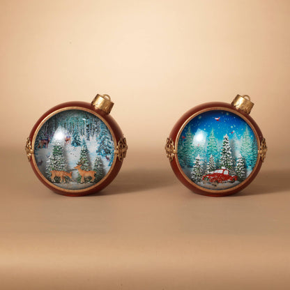 Lighted Musical Spinning Water Globe