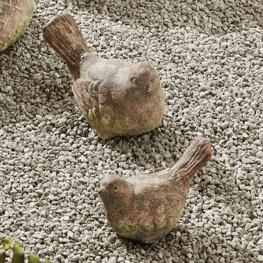 Weathered Garden Birds -Set of 2