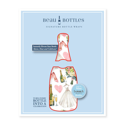 Beau Bottles Wedding Romance - MINI Prosecco Collection - Six Pack