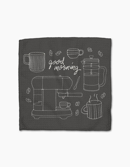 Geometry - Good Morning Coffee Dishcloth Set