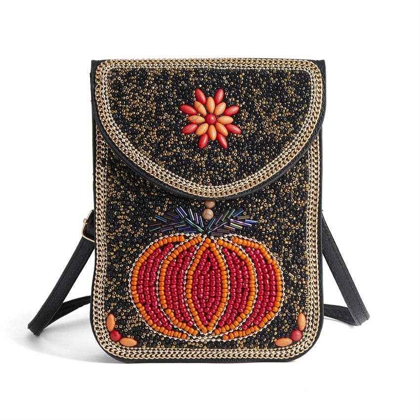 Artisan Beaded Holiday Crossbody