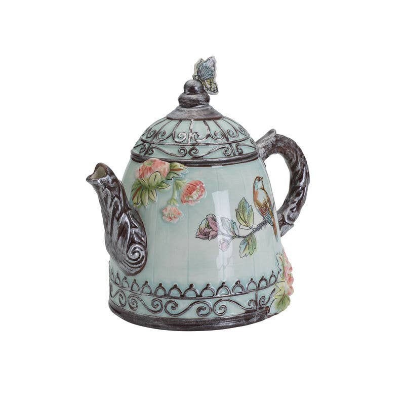 Fitz & Floyd English Garden Tea Pot Reshipper Box