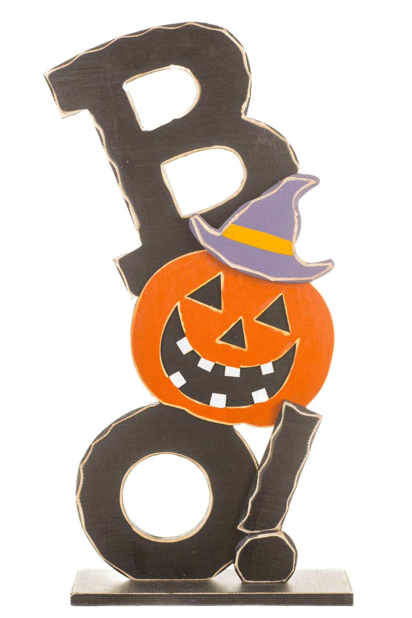 NEW-Black "Boo!" Display Sign