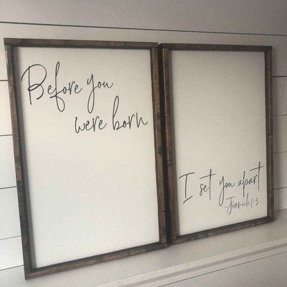 This Phrase of Life - Before you were born i set you apart [FREE SHIPPING!]