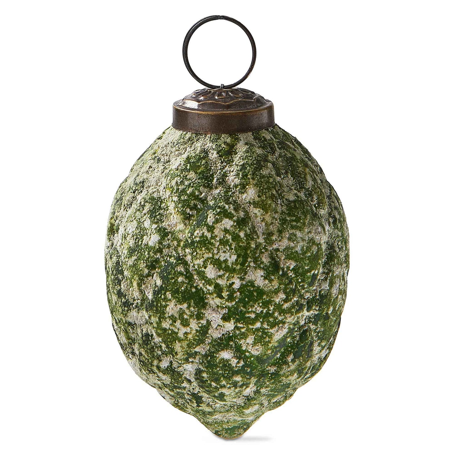 Antiqued Diamond Ornament 3 In Dark Green Glass Christmas