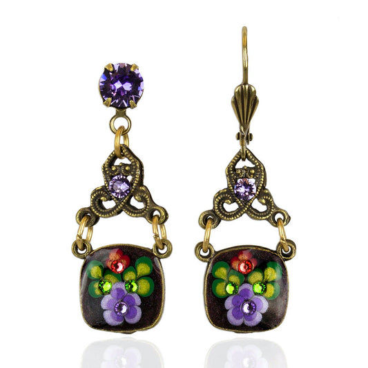 Harvest Bouquet Crystal Jill's Garden Earrings