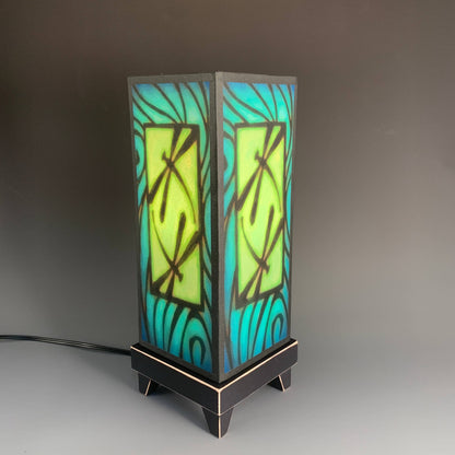 Blue Dragonfly Lamp
