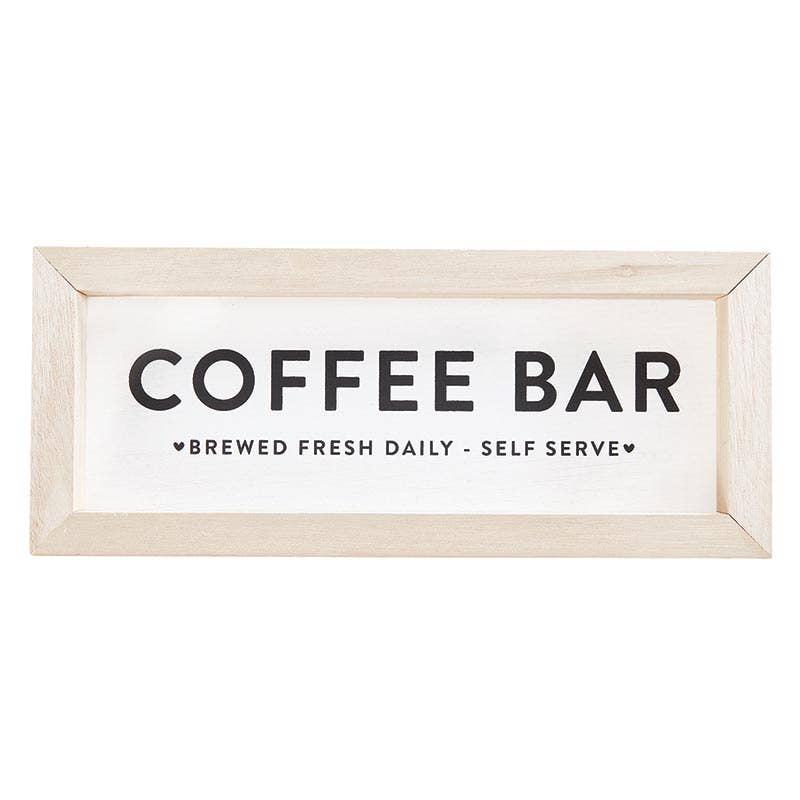 Wood Sign Coffee Bar