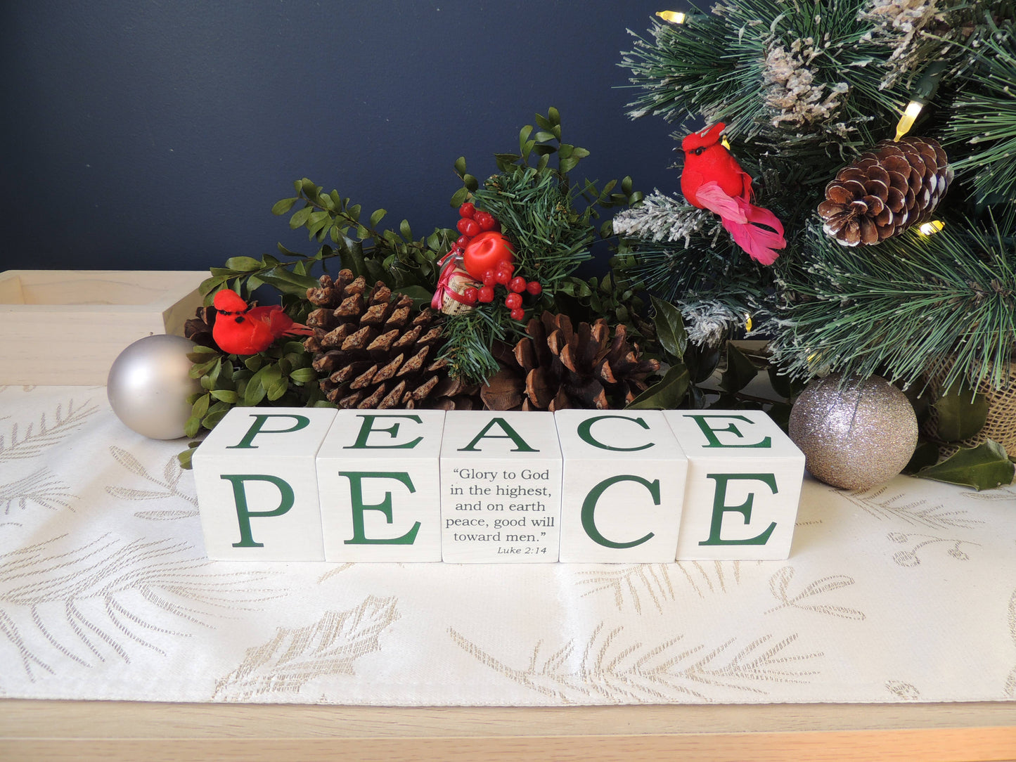 PEACE-Christmas Blocks