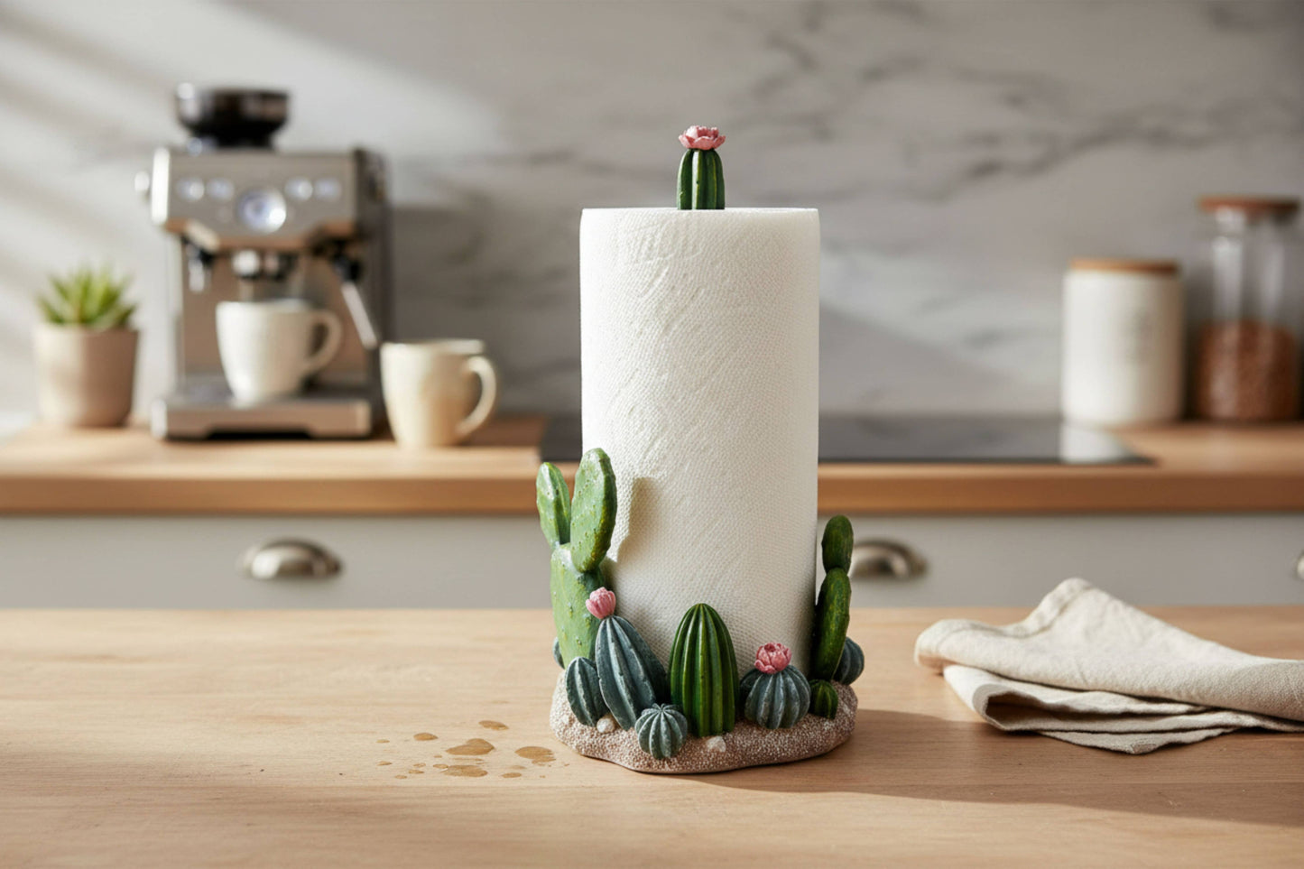CACTUS PLANT PAPER TOWEL HOLDER