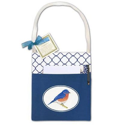 Gratitude Bag - Note Pad and Pen Bluebird