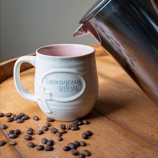 Courageous Woman Pottery Mug