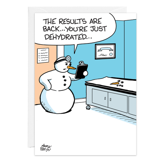 Dehydrated Get Well Card