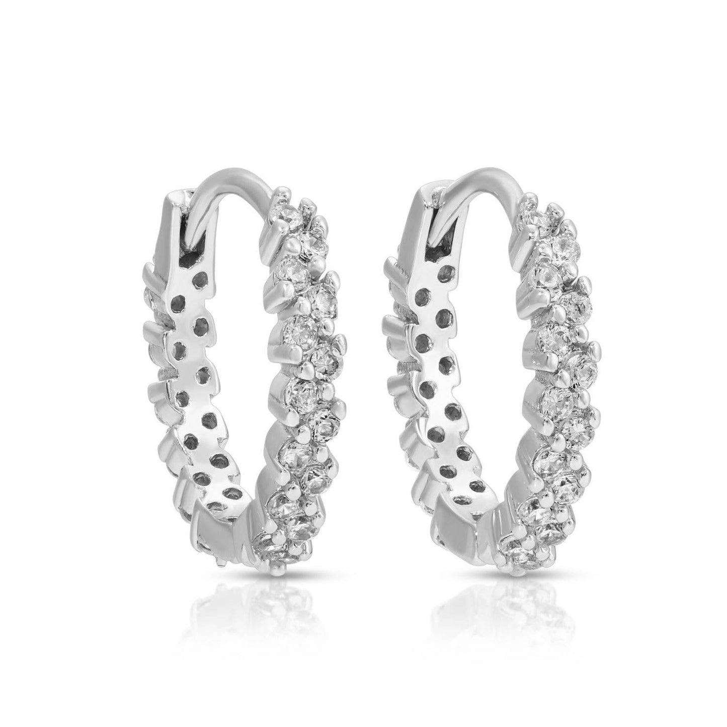 Detailed Pave Huggies