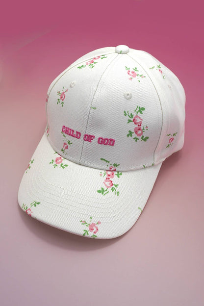 JOSSLYN de wall to wall - GORRA DE BÉISBOL CASUAL FLORAL NIÑO DE DIOS | 40HW742