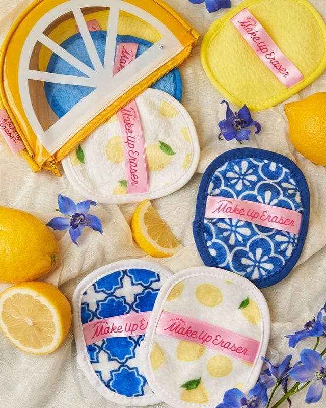 The Original MakeUp Eraser - Limoncello 7-Day Set & MakeUp Bag Gift Set | Summer
