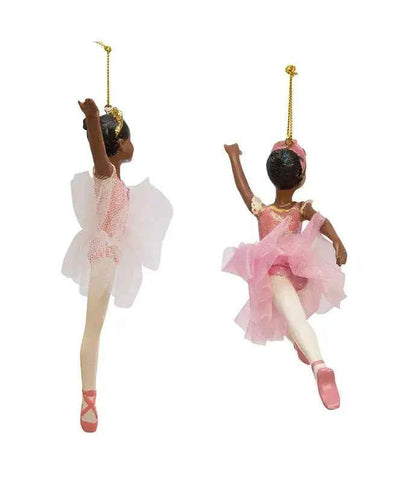 5-6.5"RESIN BLACK BALLERINA ORNAMENT 2/A