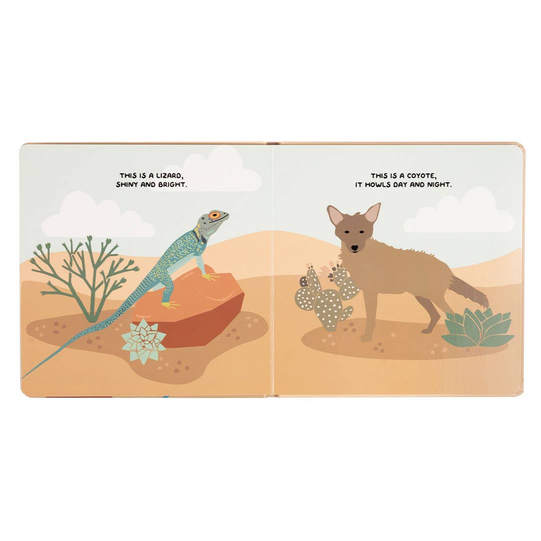 Libro de cartón para bebés del oeste de Desert Friends