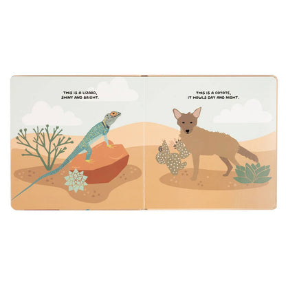 Libro de cartón para bebés del oeste de Desert Friends