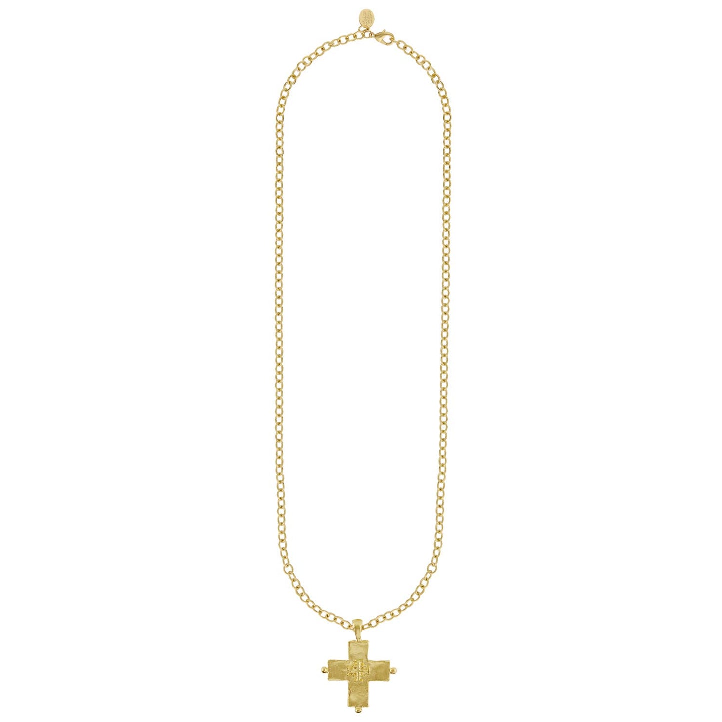 Susan Shaw - Long Jerusalem Cross Necklace