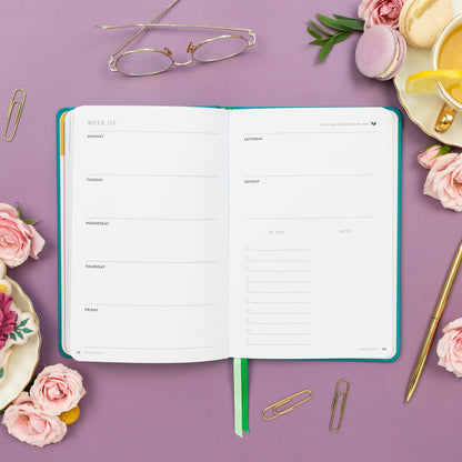 - 90-Day PowerSheets® Goal Planner  | Weekly Undated (Ivy)