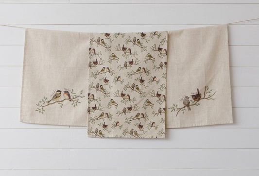 Tea Towels - Birds On Branches