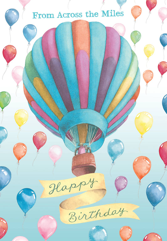 Across the Miles Birthday Greeting Card Carol Wilson