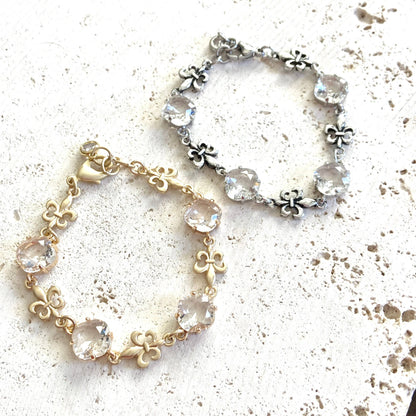 Fleur de lis bracelet French jewelry louisana Quebec  UK
