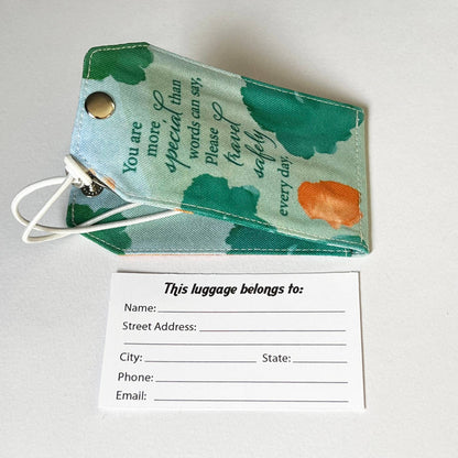 Travel with Faith Fashion Luggage Tags