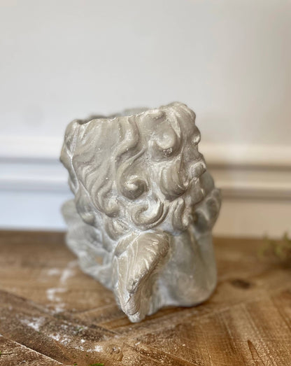 Cement Little Angel Planter - Small