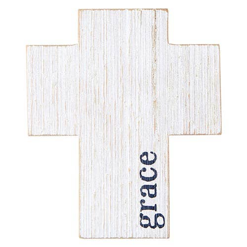 Wood Cross Grace