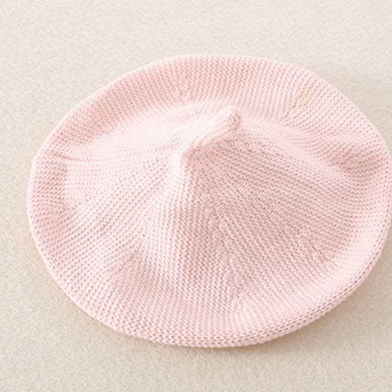 Baby Pink Floral Lace Collar Romper with Hat: Pink / 18-24M