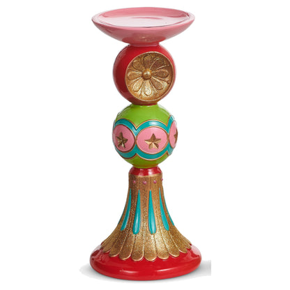 Reflector Ornament Candle Holder, Small, 9" tall