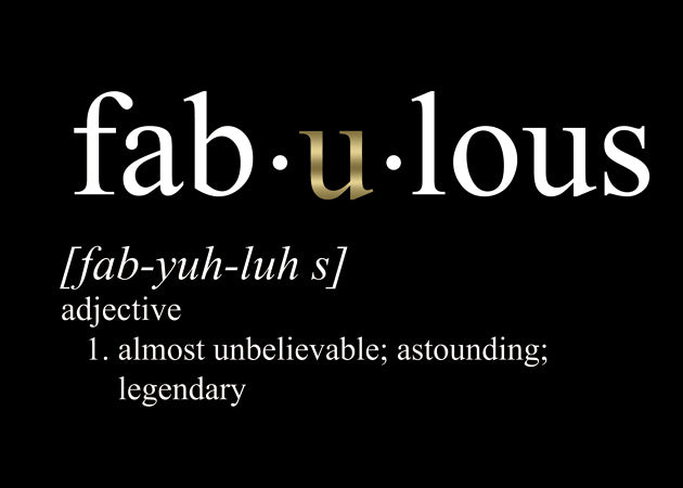 Fabulous Definition Greeting Card