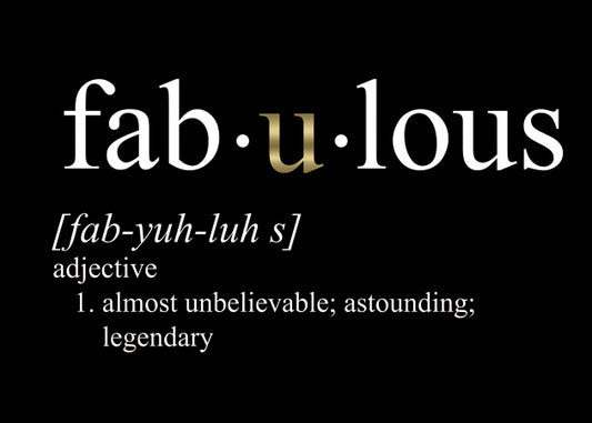 Fabulous Definition Greeting Card