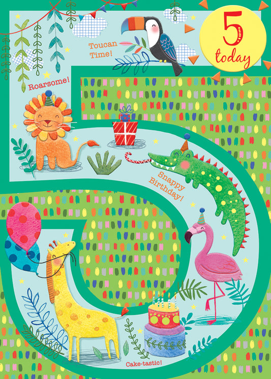 5-Jungleland Greeting Card