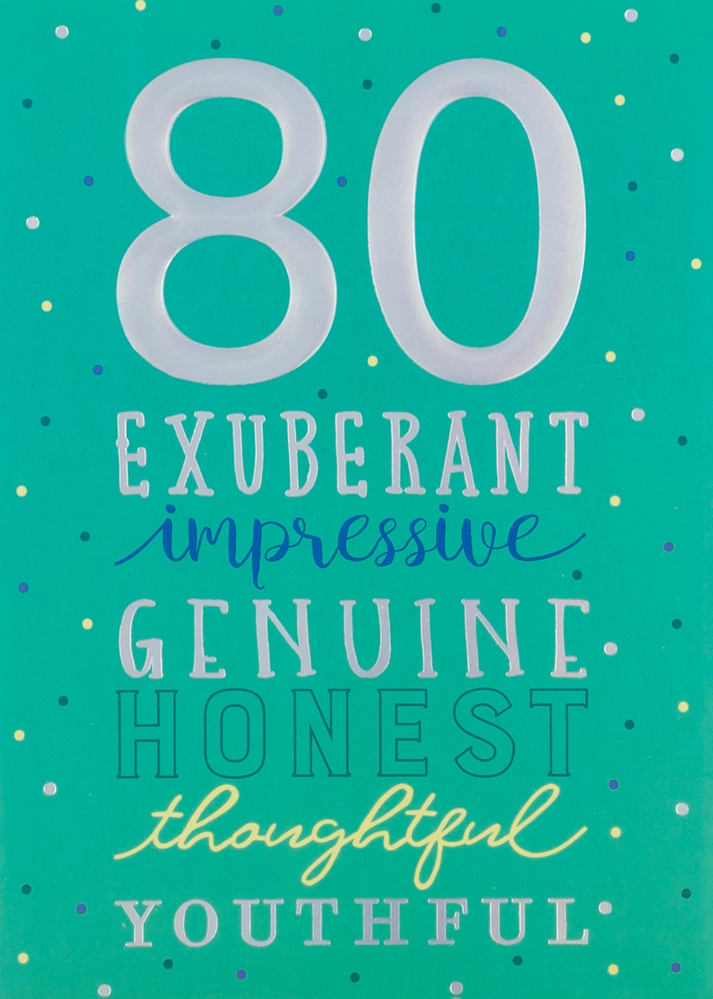 80 Acronym Greeting Card