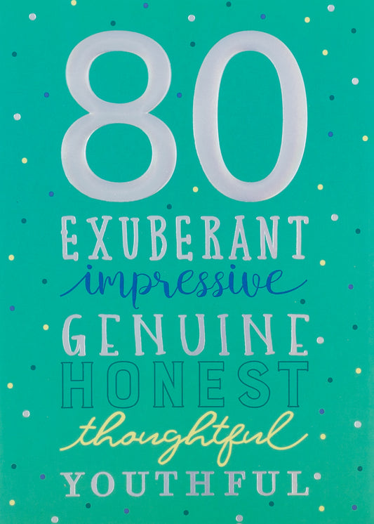 80 Acronym Greeting Card