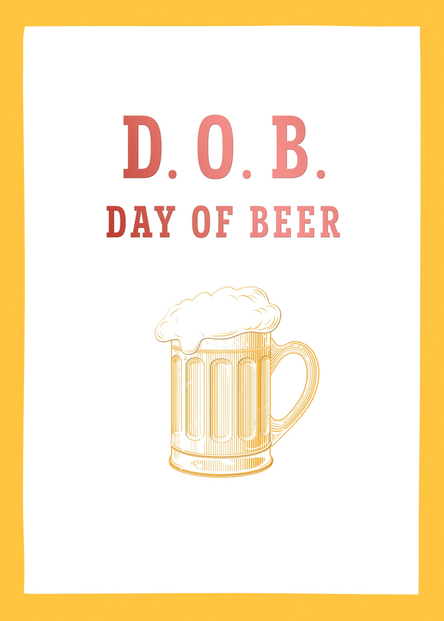 Day Of Beer Greeting Card