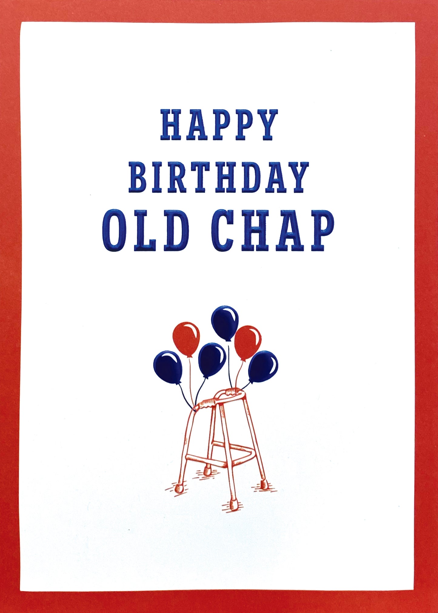 Happy Birthday Old Chap Greeting Card