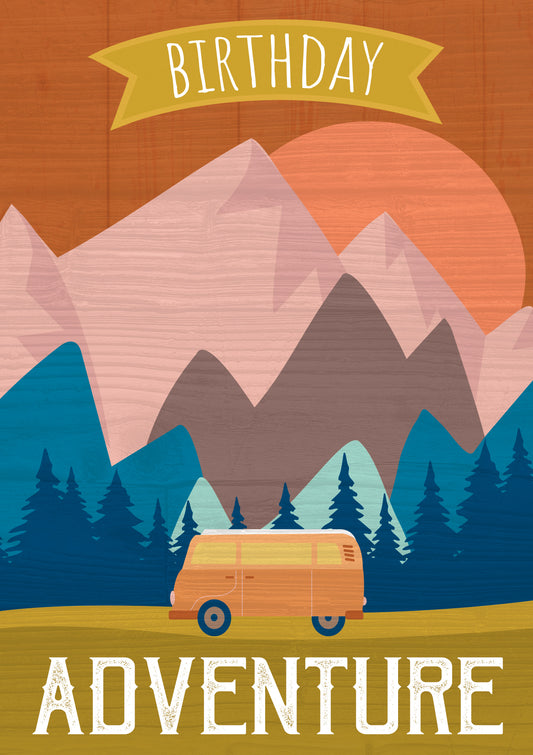Birthday Adventure Time Greeting Card