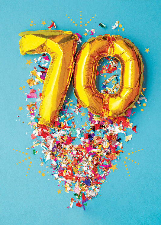 Look Who Is 70 Greeting Card
