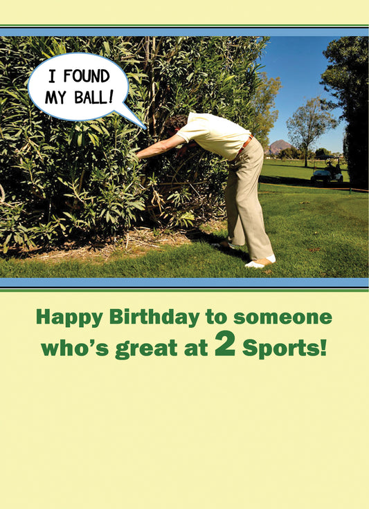 Great At 2 Sports Greeting Card