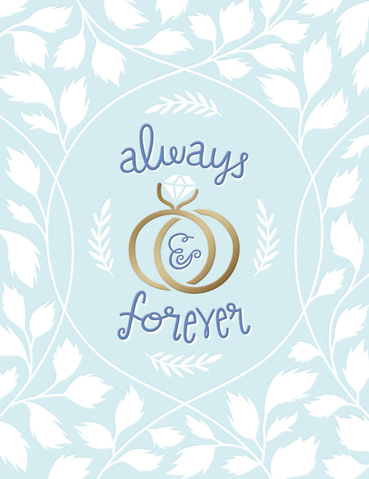 Always and Forever Ring Greeting Card